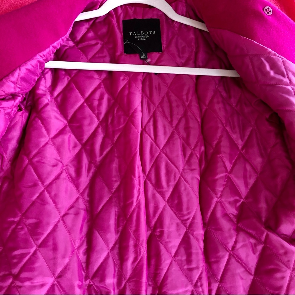 Talbots quilt lined wool jacket - Picture 4 of 6